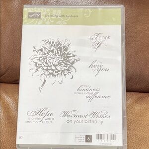 Stampin' Up! Blooming with Kindness Stamp Set - Black and White
